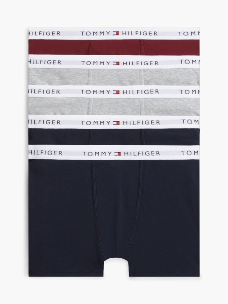 Multi 5-Pack Boxeri Cu  Signature Logo Pe Talie  Baieti