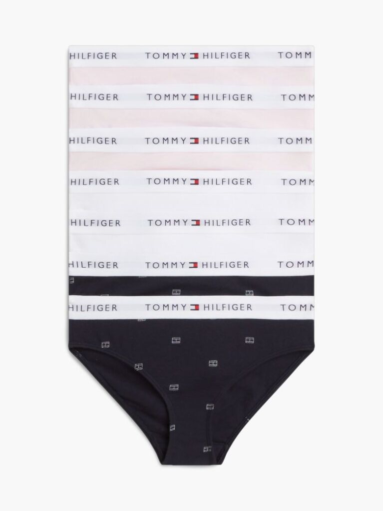 Multi Set de 7 Chiloti Cu Logo Imprimat Pe Talie  Fete