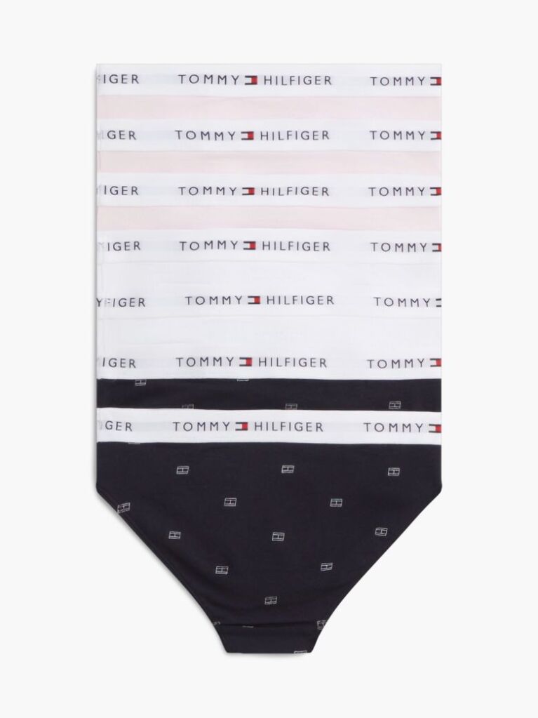 Multi Set de 7 Chiloti Cu Logo Imprimat Pe Talie  Fete