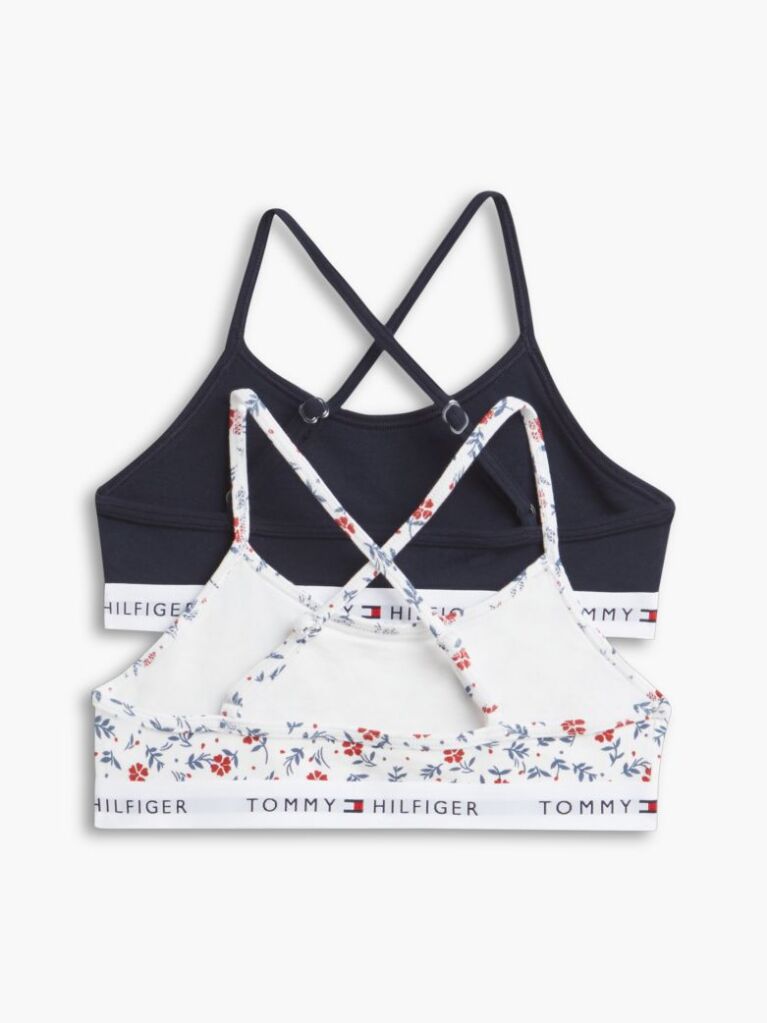 Blue 2-Pack Signature Essential Print Bralettes  Girls
