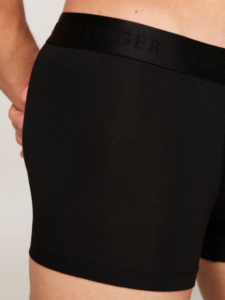 Negru 3-Pack Boxeri Cu Logo Tonal  Barbati