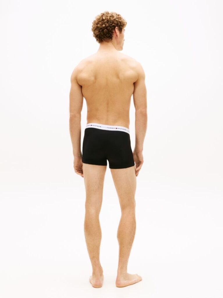Multi 3-Pack Logo Waistband Trunks  Men