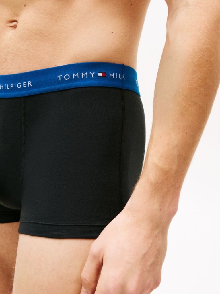 Multi 3-Pack Logo Waistband Trunks  Men
