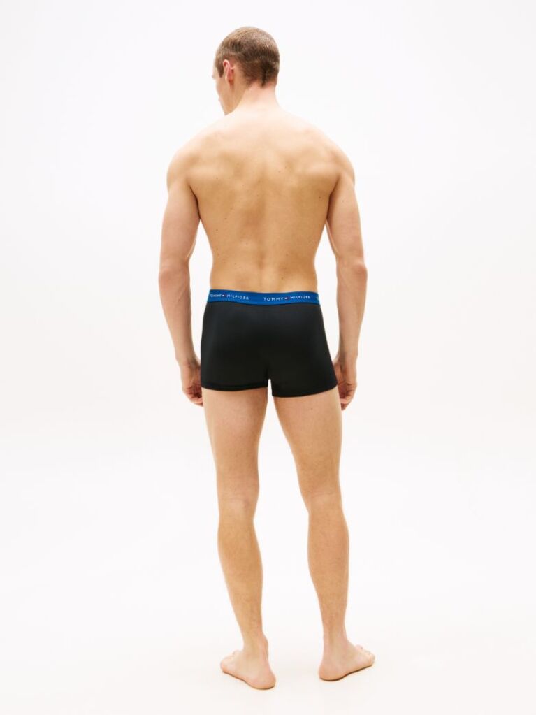 Multi 3-Pack Logo Waistband Trunks  Men
