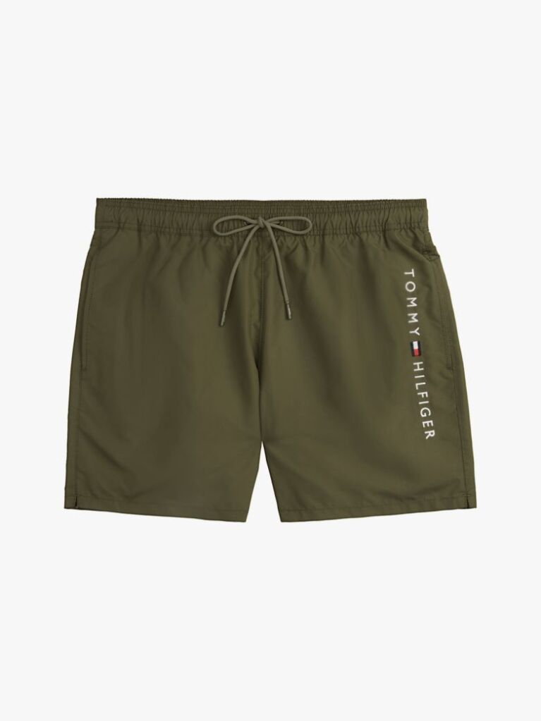 Verde Pantaloni Scurti De Baie Original Logo  Barbati