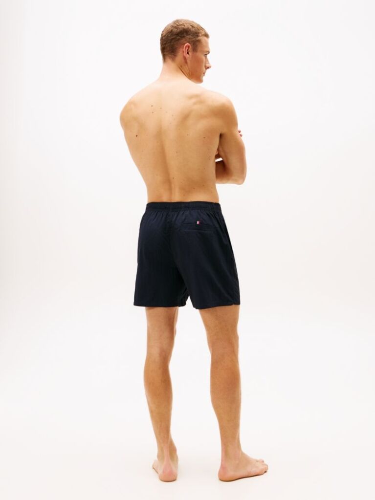 Blue Hilfiger Flag Mid Length Swim Shorts  Men