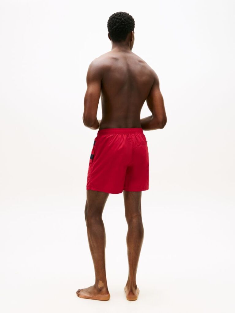 Multi Hilfiger Flag Mid Length Swim Shorts  Men