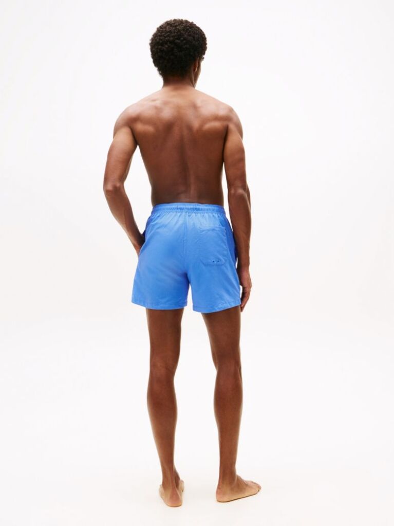 Blue Pantalon Scurt De Baie Essential Lungime Medie  Barbati