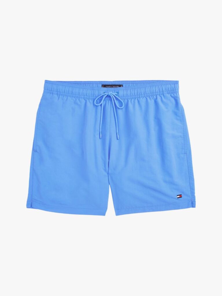 Blue Pantalon Scurt De Baie Essential Lungime Medie  Barbati
