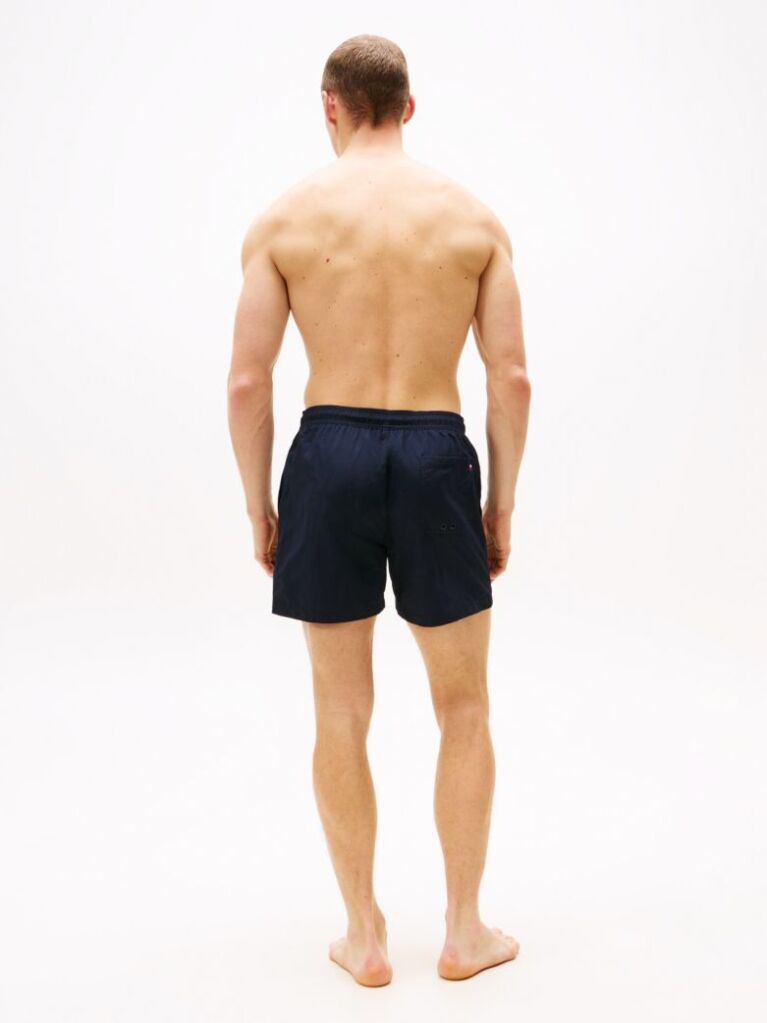 Blue Pantalon Scurt De Baie Essential Lungime Medie  Barbati