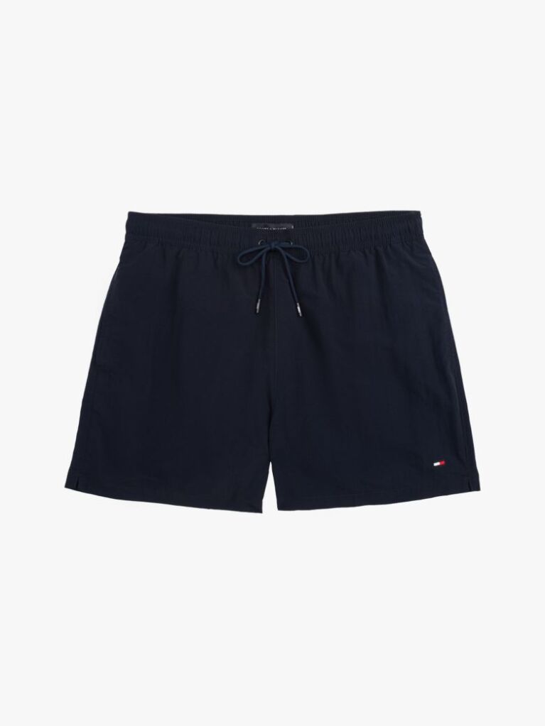 Blue Pantalon Scurt De Baie Essential Lungime Medie  Barbati