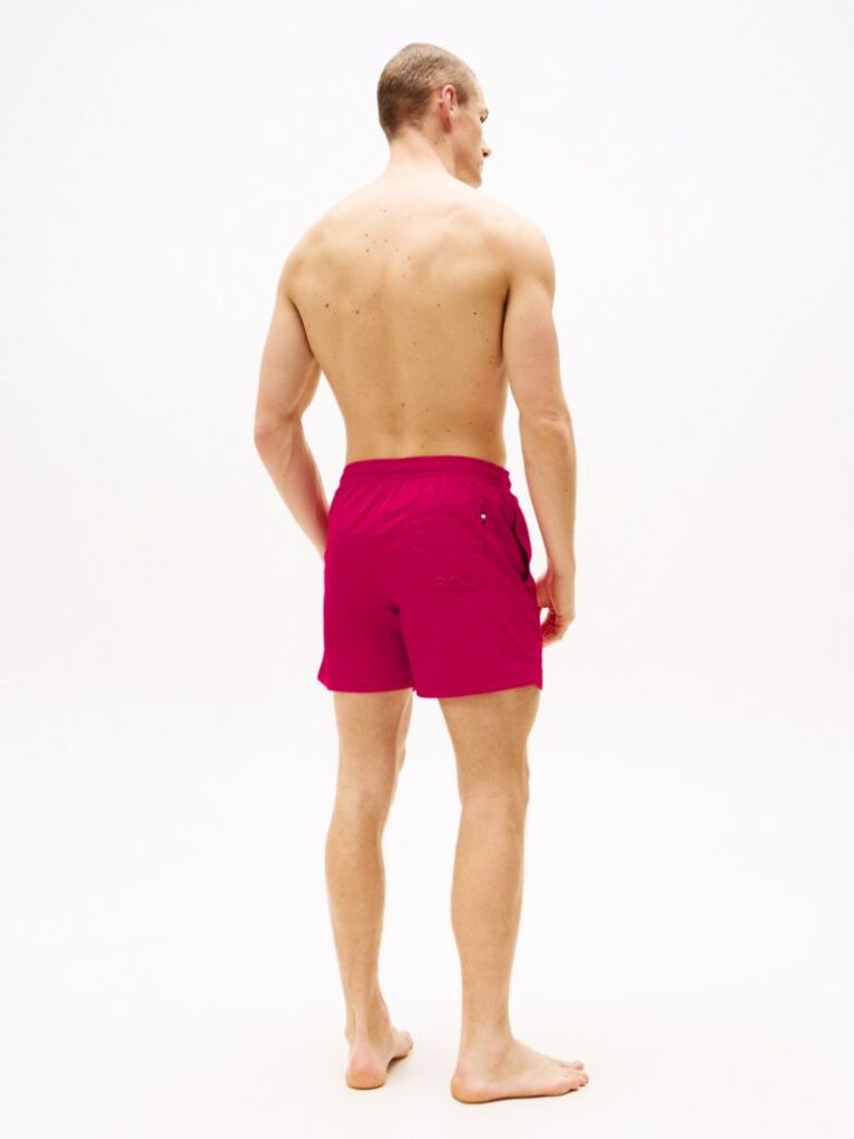 Pink Essential Mid Length Swim Shorts  Men