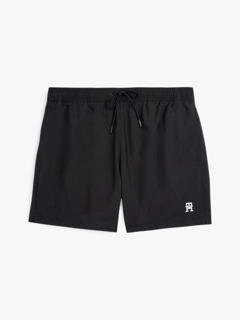 Negru Pantalon Scurt De Baie Th Monogram Lungime Medie  Barbati