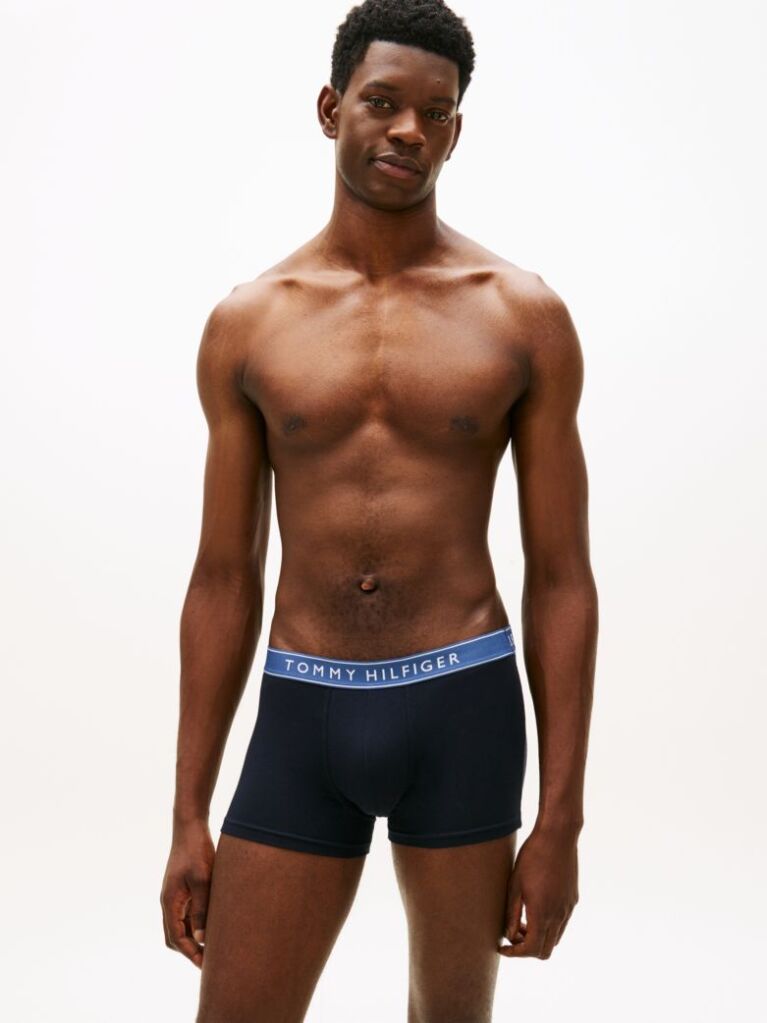 Multi 3-Pack Essential Logo Waistband Trunks  Men
