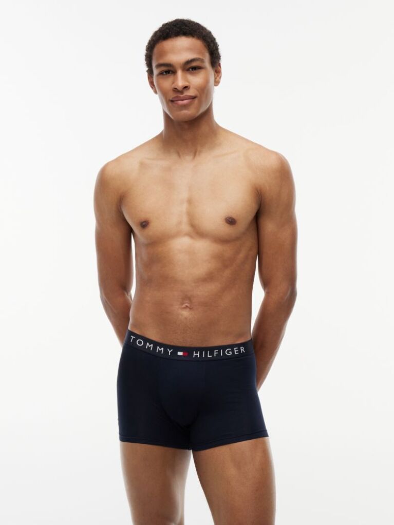 Multi 3-Pack TH Original Logo Waistband Trunks  Men