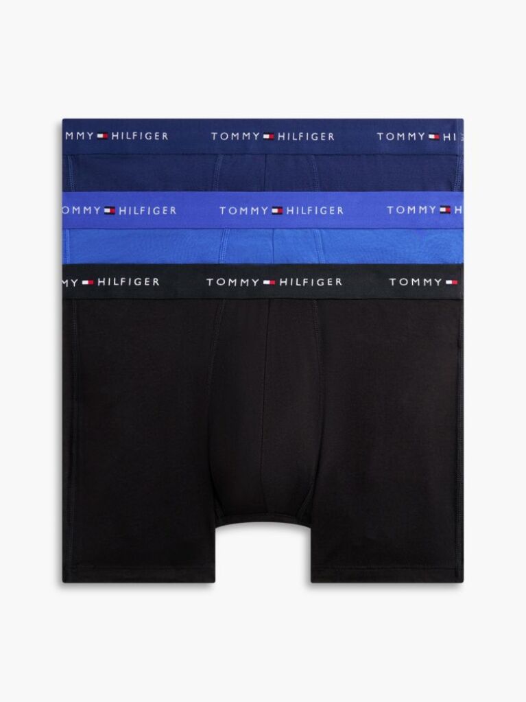 Multi 3-Pack Logo Waistband Trunks  Men