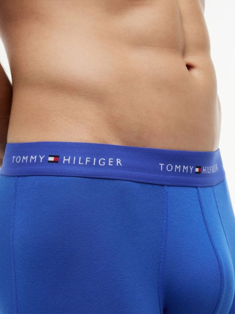 Multi 3-Pack Logo Waistband Trunks  Men