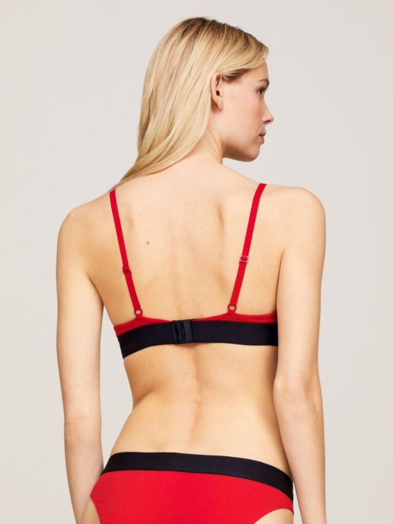 Rosu Sutient Triunghi Logo Underband Unlined  Femei
