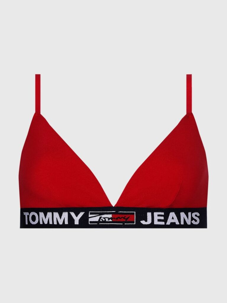 Rosu Sutient Triunghi Logo Underband Unlined  Femei