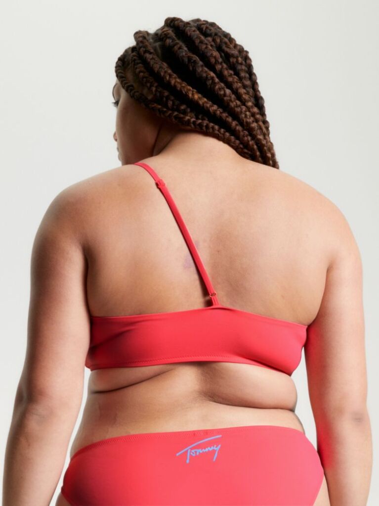 Pink Signature One Shoulder Bikini Top  Women