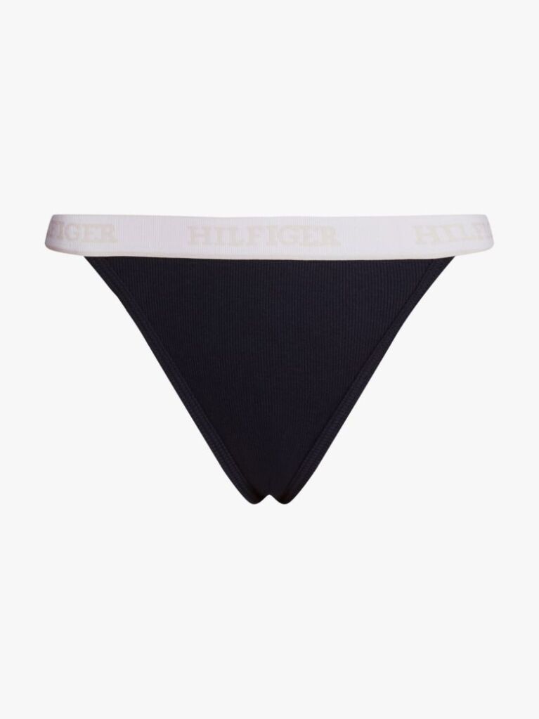 Blue Chilot Tanga Cu Logo Pe Talie Hilfiger Monotype   Femei