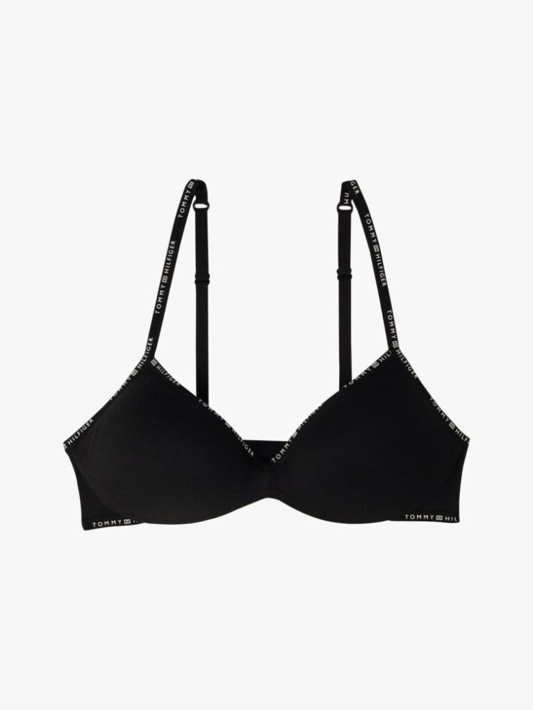 Negru Sutien Push-Up Fara Sarma Repeat Logo  Femei