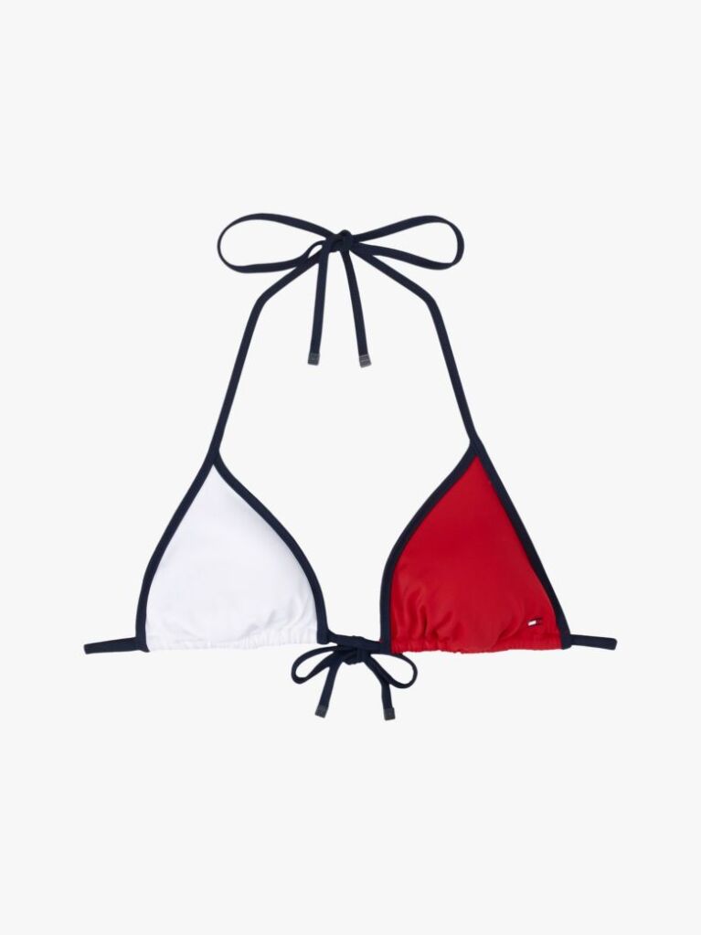 Blue Hilfiger Flag Padded Bikini Top  Women