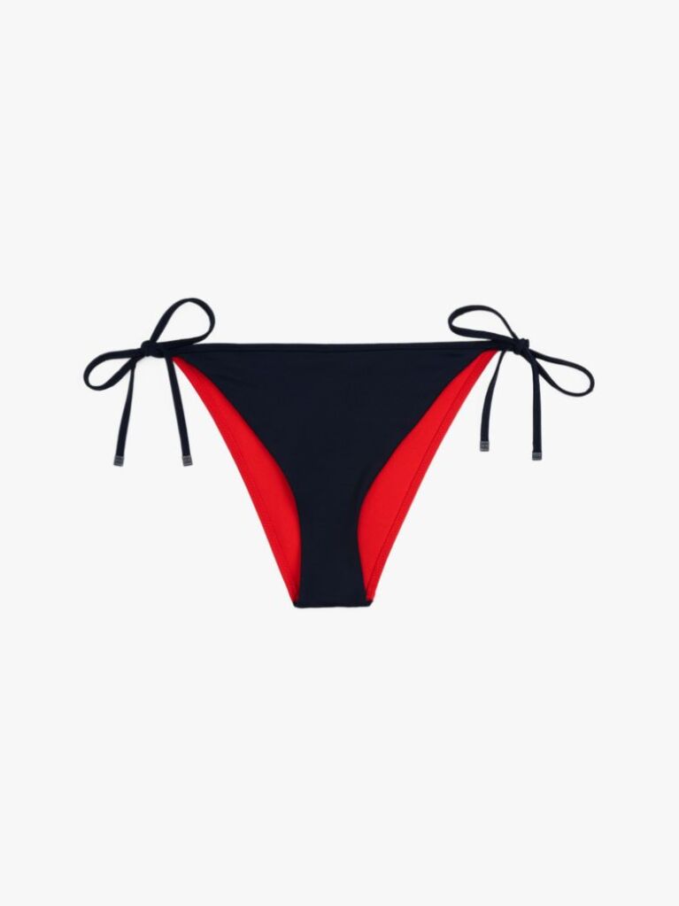 Blue Hilfiger Flag Side Tie Bikini Bottoms  Women