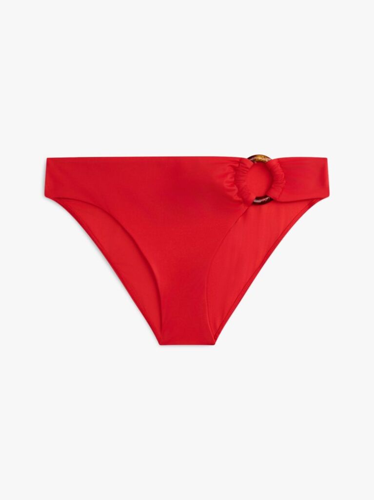 Rosu Slip Clasic Slim Cu Inel Cu Model Tortoiseshell  Femei