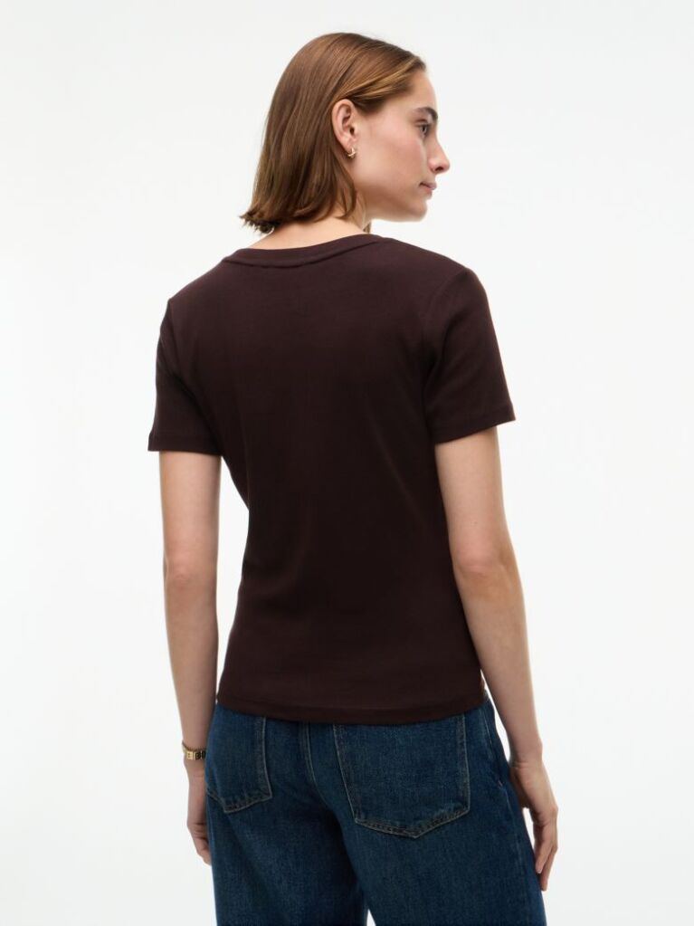 Maro Tricou Slim Fit Tricotat Cu Guler In V  Femei