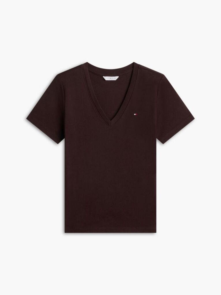Maro Tricou Slim Fit Tricotat Cu Guler In V  Femei