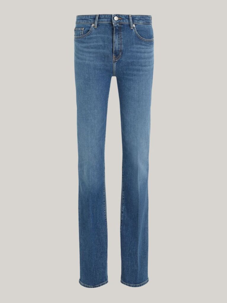 Denim Mid Rise Bootcut Faded Jeans  Women