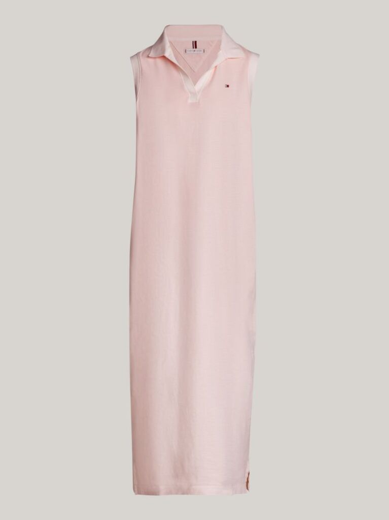 Roz Rochie Polo Fara Maneci  Femei