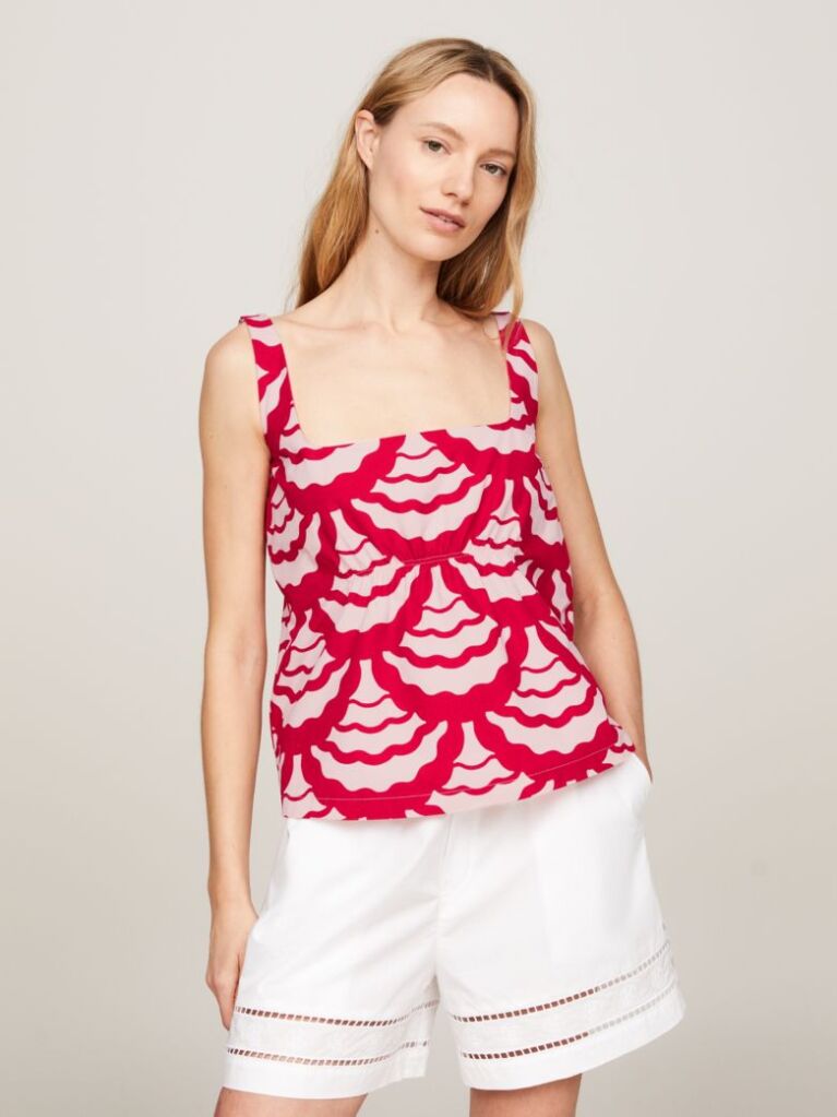 Multi Strappy Top Colour-Blocked  Women