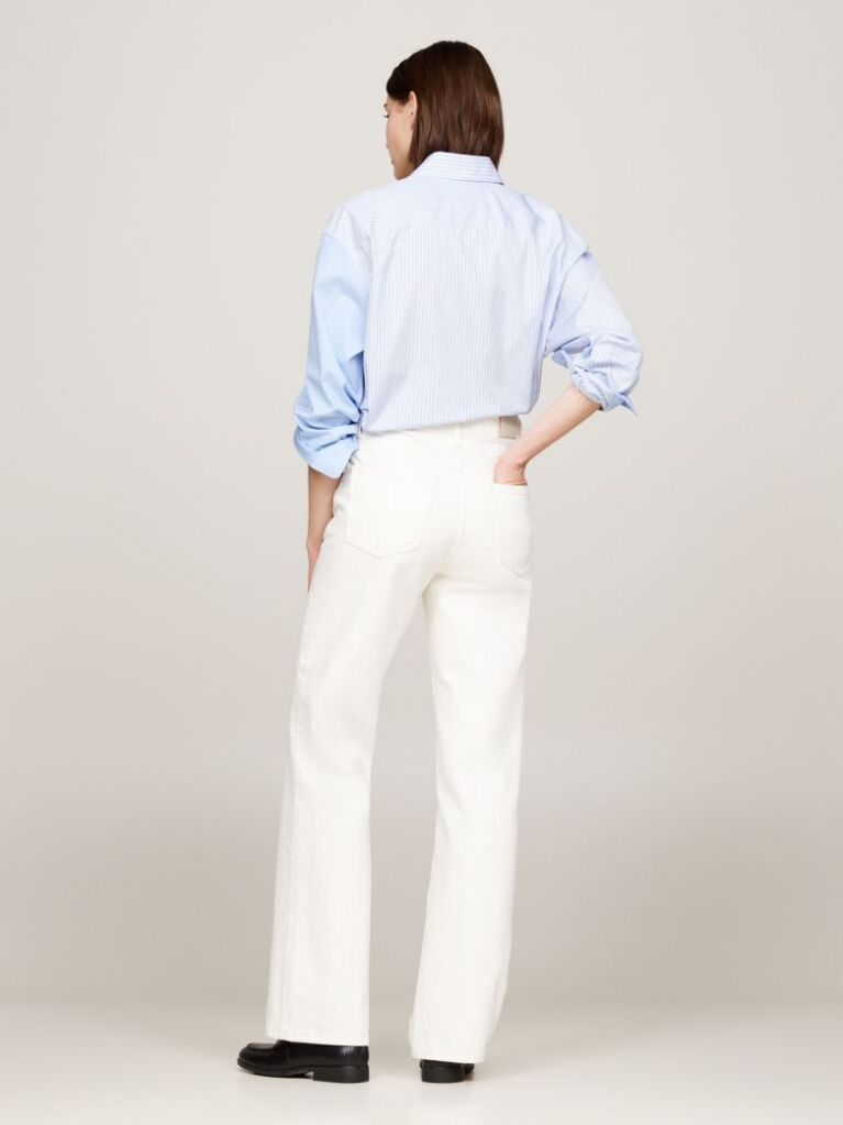 White High Rise Bootcut Jeans  Women
