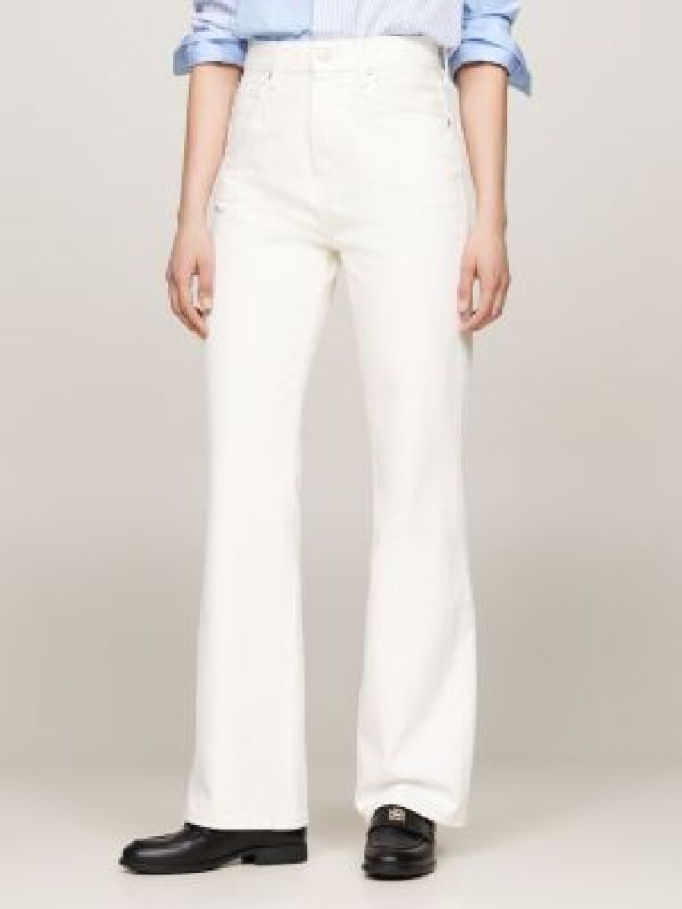 White High Rise Bootcut Jeans  Women