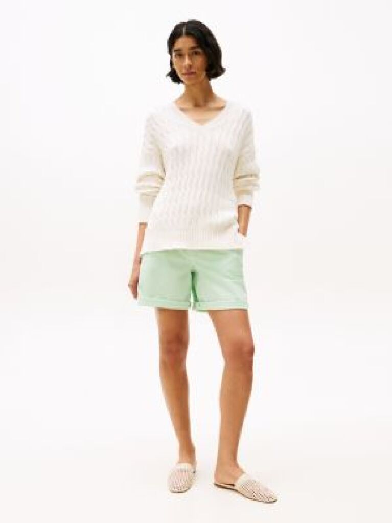 Verde Pantaloni  Scurti Chino  Femei