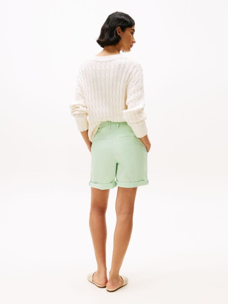 Verde Pantaloni  Scurti Chino  Femei