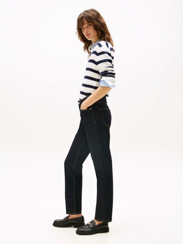 Blue Classics Mid Rise Straight Jeans  Women