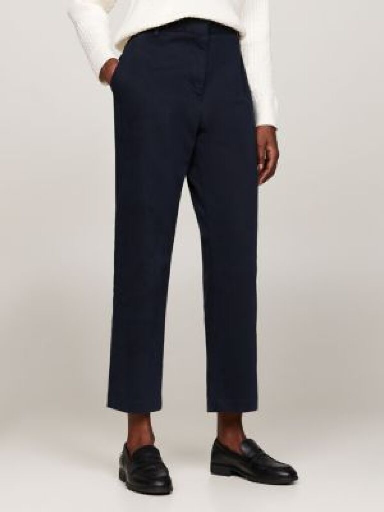Multi Stretch Cotton Slim Straight Chinos  Women