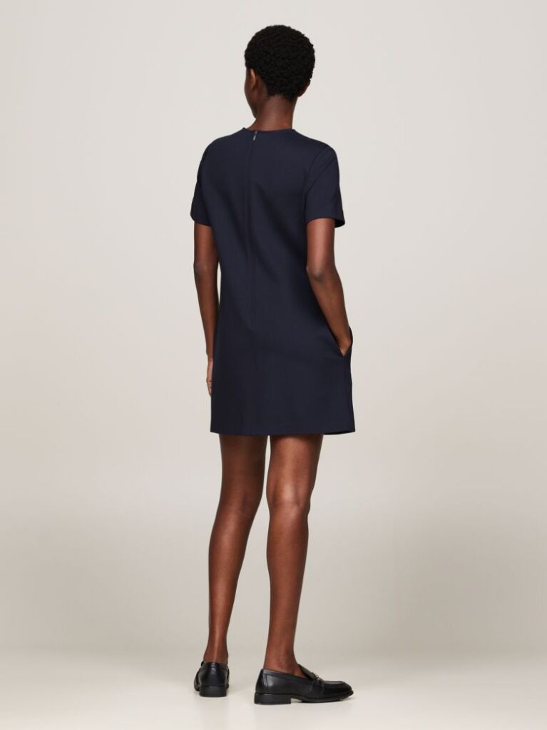 Multi Shoulder Button Mini Shift Dress  Women