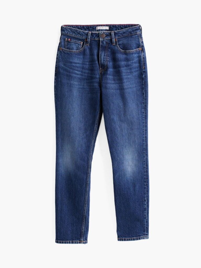Blue Faded High Rise Slim Ankle Jeans  Women