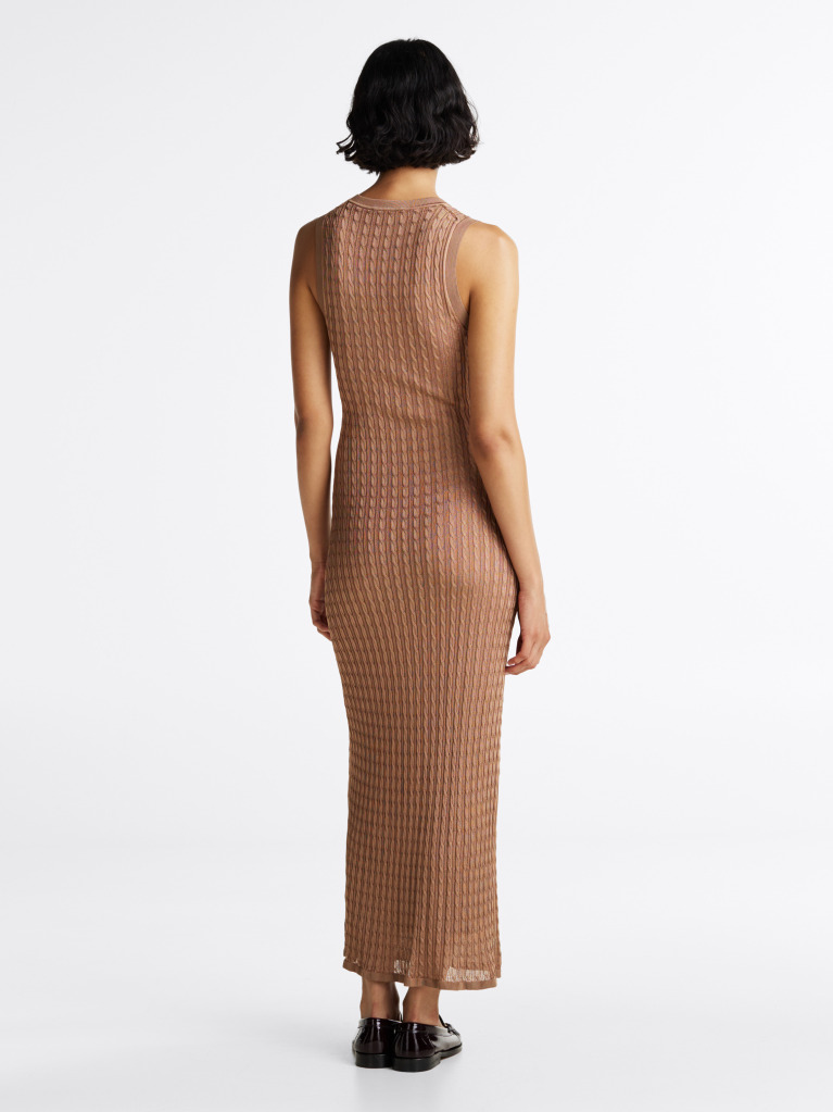 Maro Rochie Maxi Slim Din Tricot  Femei