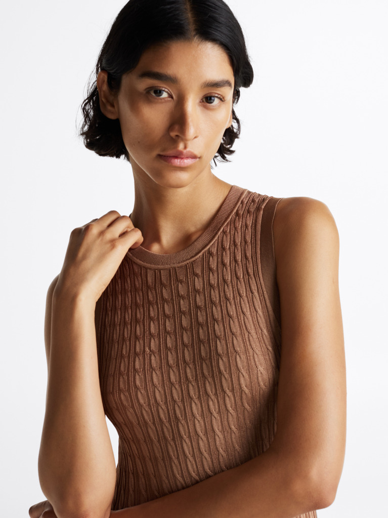 Maro Rochie Maxi Slim Din Tricot  Femei