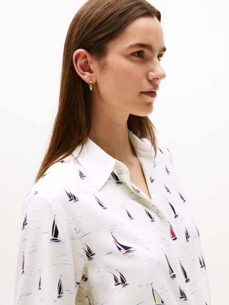 Multi Regular Fit Print Shirt  Women