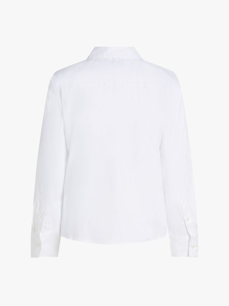 Alb Camasa Regular Fit Din Poplin  Femei