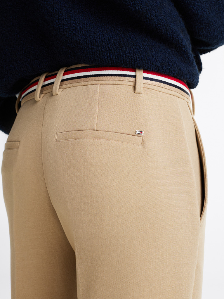 Bej Pantaloni Slim Fit Drepti  Femei