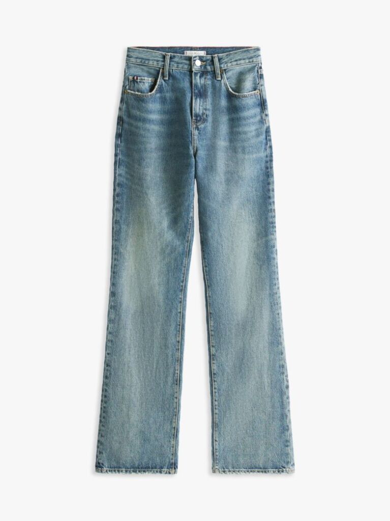 Blue Blugi Bootcut Relaxati Talie Inalta  Femei