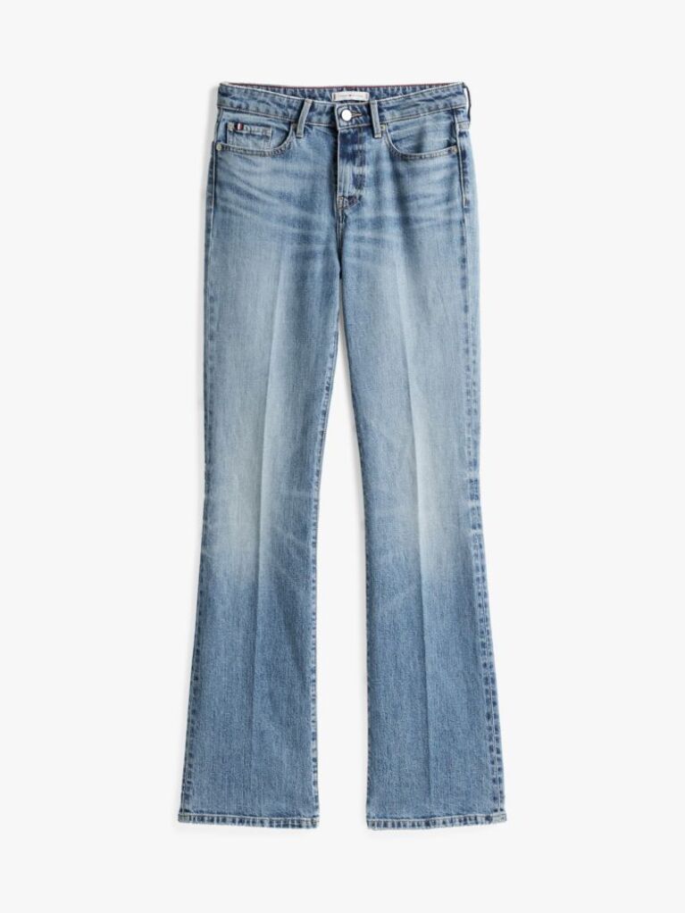 Blue Jeansi Bootcut Talie Medie Decolorati  Femei