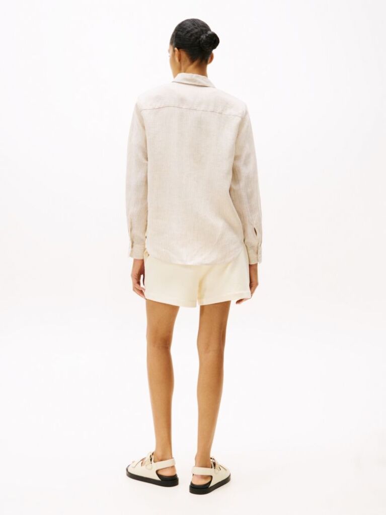 Multi Regular Fit Linen Shirt  Women